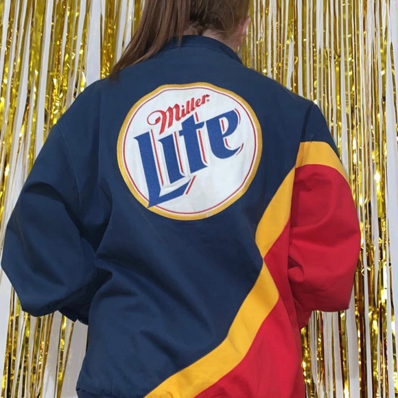 Millers Light Rusty Wallace nascar racing jacket - Picture 2 of 5